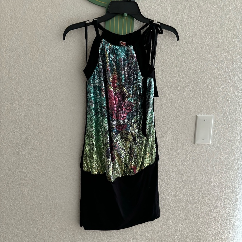 Sequin Rose Tunic
